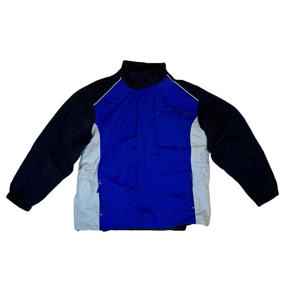 Vintage Athletech blue black ski jacket large - Picture 1 of 15
